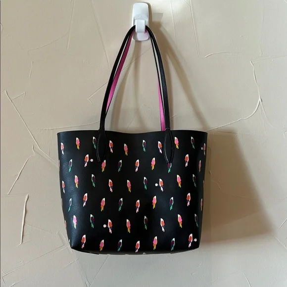 TESERVED Kate Spade Molly Flock Large Reversible Tote with Pouch - NWT Leather - Picture 5 of 17